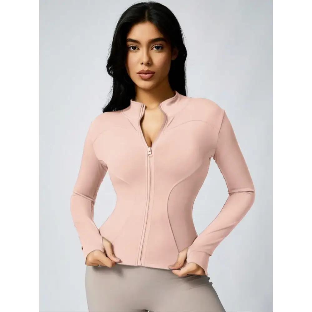 Womens Quick Dry Golf Jacket - Pink / XL