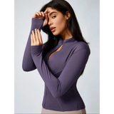 Womens Quick Dry Golf Jacket - PURPLE / M