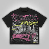 Y2k fast racing breathable machine wash sleeve cotton t-shirt - 1 / 4XL / CHINA