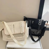 Y2K Japanese transparent itabag shoulder bag with DIY badge display