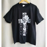Y2K Women Clothing Cotton Cartoon Print Oversized T Shirt - black / S