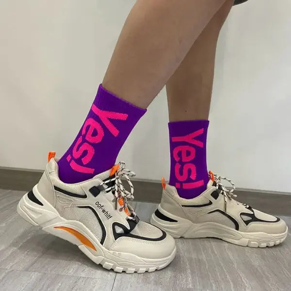 Men Casual Middle Tube Knit Crew High-concerned chemical Free Socks