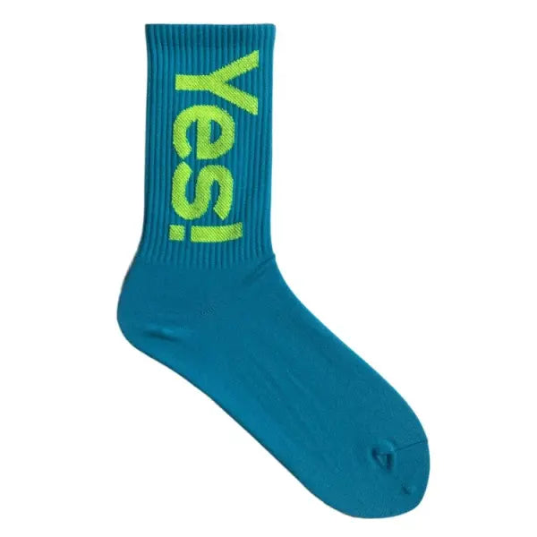 Men Casual Middle Tube Knit Crew High-concerned chemical Free Socks - Sky Blue / 26 (38-42)