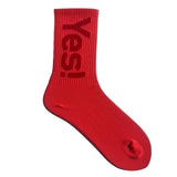 Men Casual Middle Tube Knit Crew High-concerned chemical Free Socks - Orange / 26 (38-42)