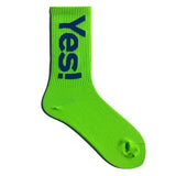 Men Casual Middle Tube Knit Crew High-concerned chemical Free Socks - Green / 26 (38-42)