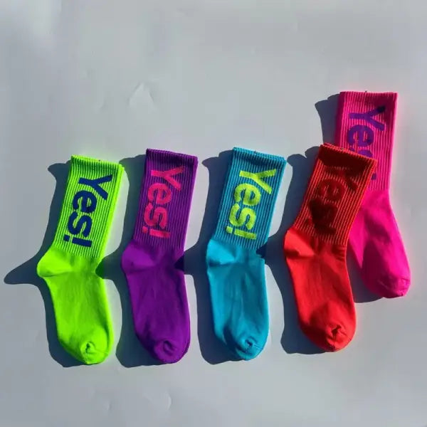 Men Casual Middle Tube Knit Crew High-concerned chemical Free Socks