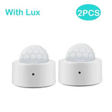 Zigbee Motion Detector for Advanced Smart Home Security - With Lux 2pcs