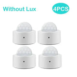 Zigbee Motion Detector for Advanced Smart Home Security - Without Lux 4pcs