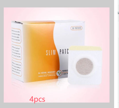 Navel Belly Button Patch Slimming Patch Abdomen Magnetic Detox Sticker - 30 Pcswith Box 4pcs
