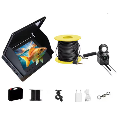 HD Fish Finder Camera with Underwater Temperature Sensing - Hair Remover