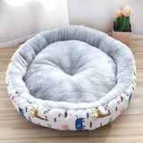 Dog And Cat Litter Padded With Round Cotton - Beige / L
