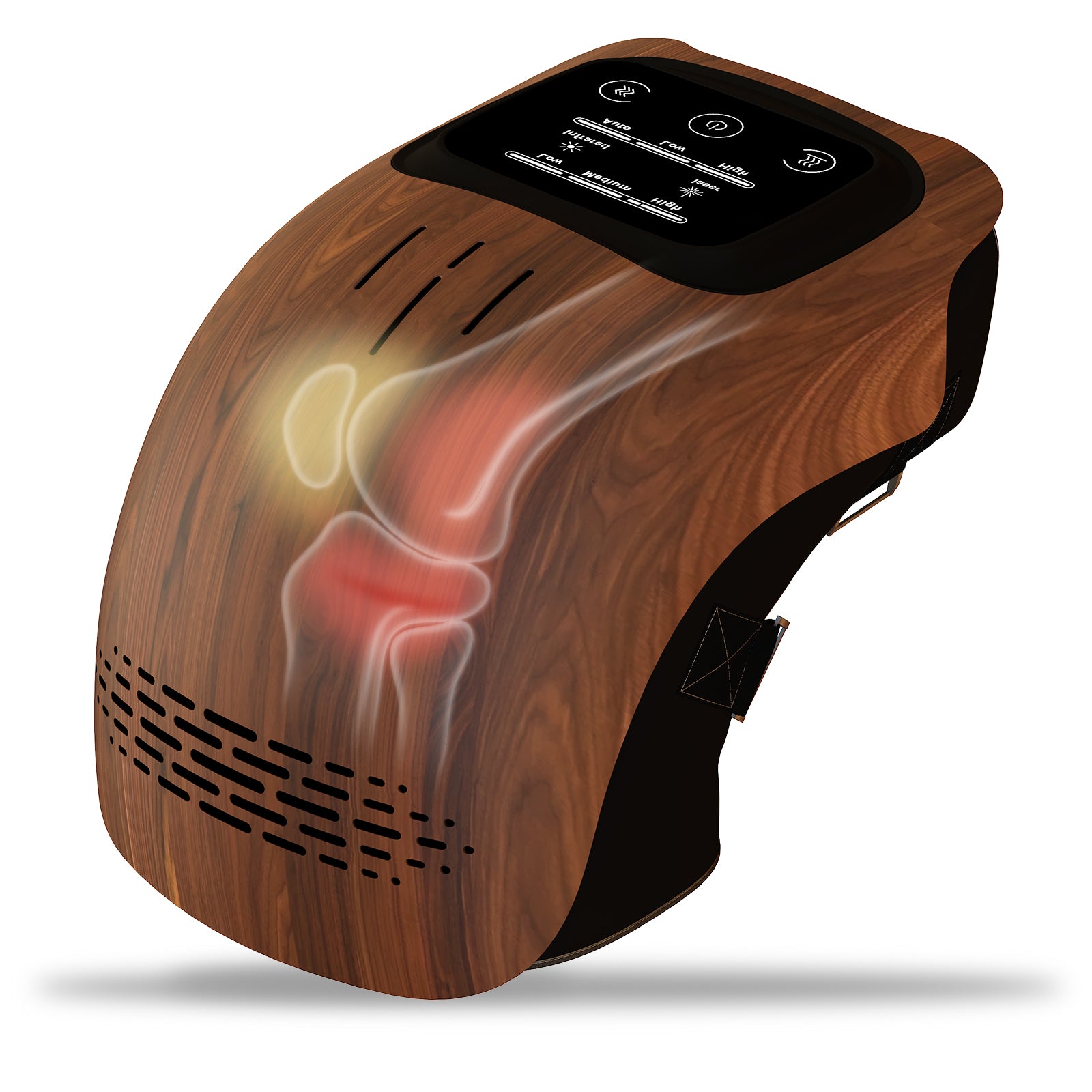 Cordless Electric Hair Remover and Knee Massager - Wood Color / USB / 1PC - Hair Remover