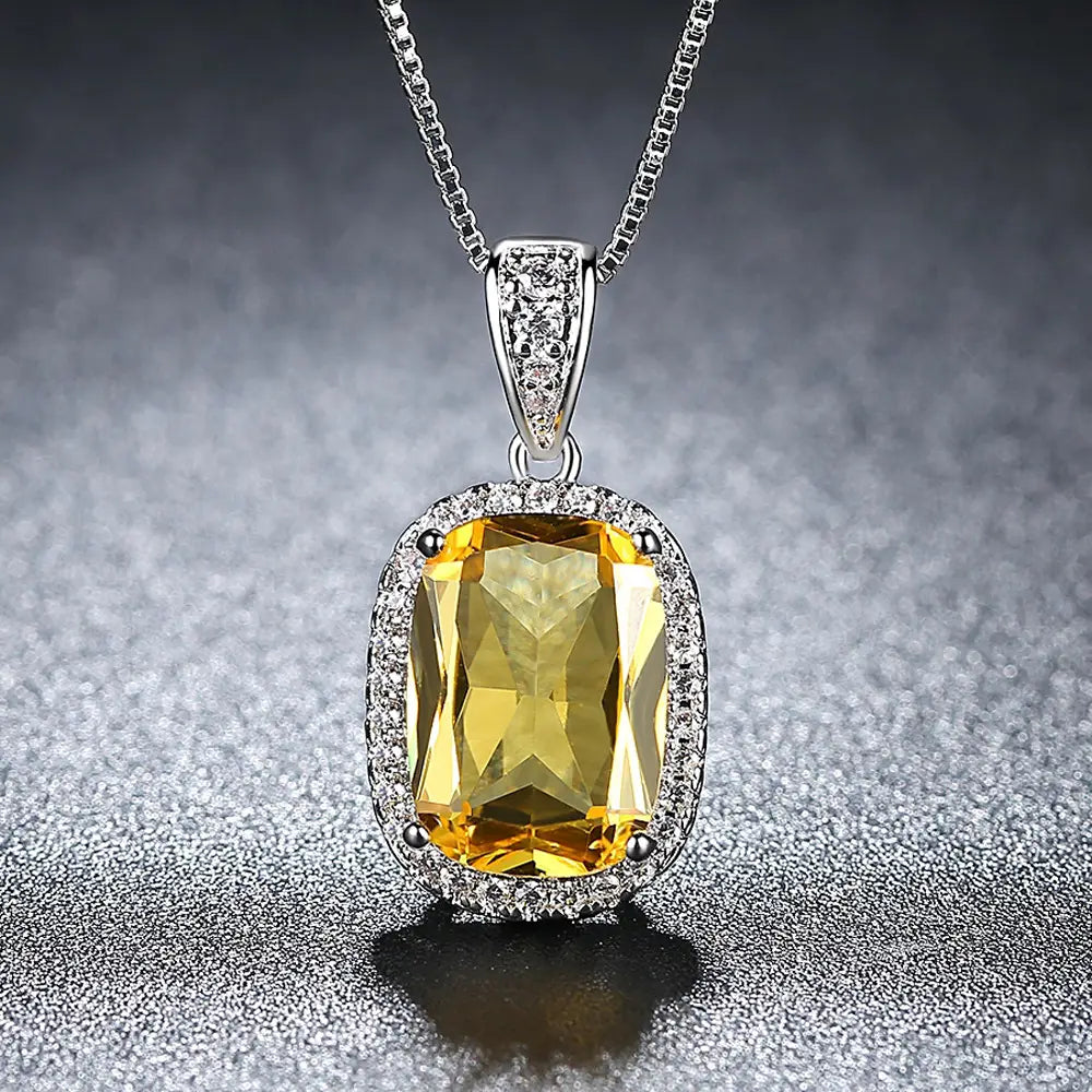 Zircon necklace