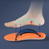 Latex Sport Insoles Arch Support Breathable Shock Absorption Shoe Pads