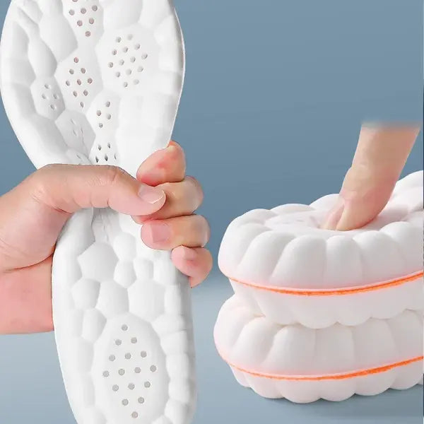 Latex Sport Insoles Arch Support Breathable Shock Absorption Shoe Pads