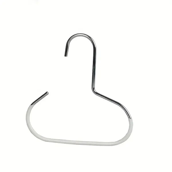 Manganese Steel Round Hook Metal Support for Hat and Bag Organization - 1pc White