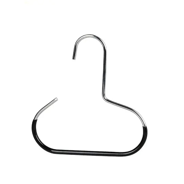Manganese Steel Round Hook Metal Support for Hat and Bag Organization - 1pc Black
