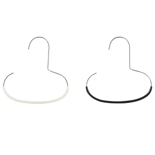 Manganese Steel Round Hook Metal Support for Hat and Bag Organization - White black