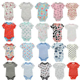 Baby Bodysuit 0–12M – Soft Summer Newborn Romper for Boys & Girls (1–2 Pack)