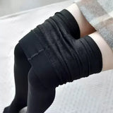 Women’s Fleece Lined Thermal Tights – Winter Pantyhose Black Polar Stockings (1–2pcs)