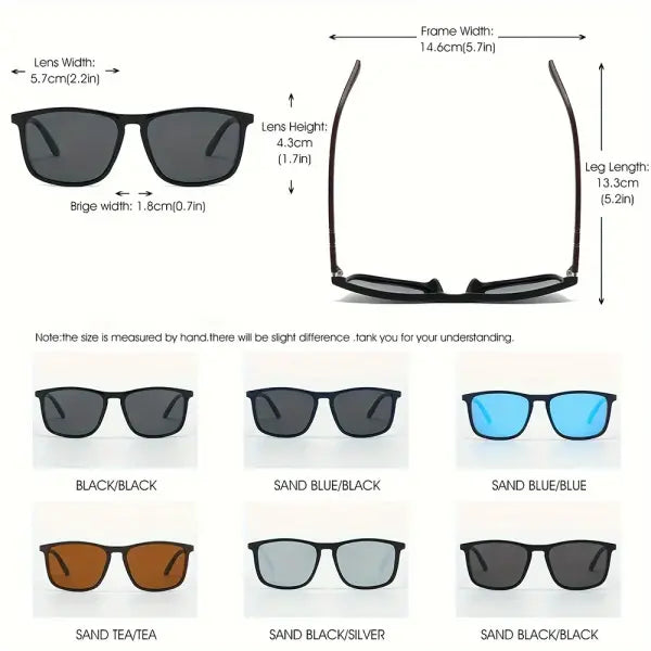 Vintage Polarized Sunglasses Polycarbonate Travel Driving