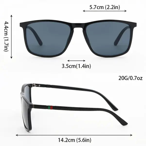 Vintage Polarized Sunglasses Polycarbonate Travel Driving