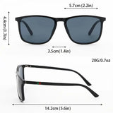 Vintage Polarized Sunglasses Polycarbonate Travel Driving