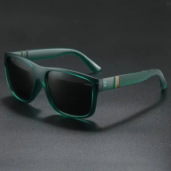 2pcs polarized sunglasses for men (polycarbonate) – fashionable eyewear type - Green