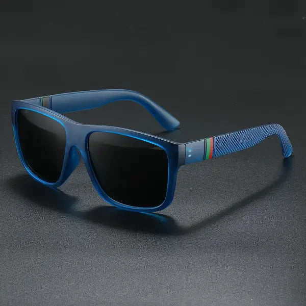 2pcs polarized sunglasses for men (polycarbonate) – fashionable eyewear type - Blue