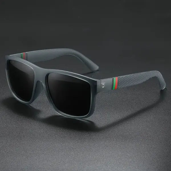 2pcs polarized sunglasses for men (polycarbonate) – fashionable eyewear type - Gray