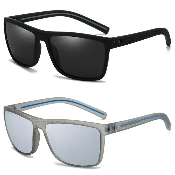Men Polarized Sunglasses Sport UV400 Polycarbonate Lenses - 2PCS-8