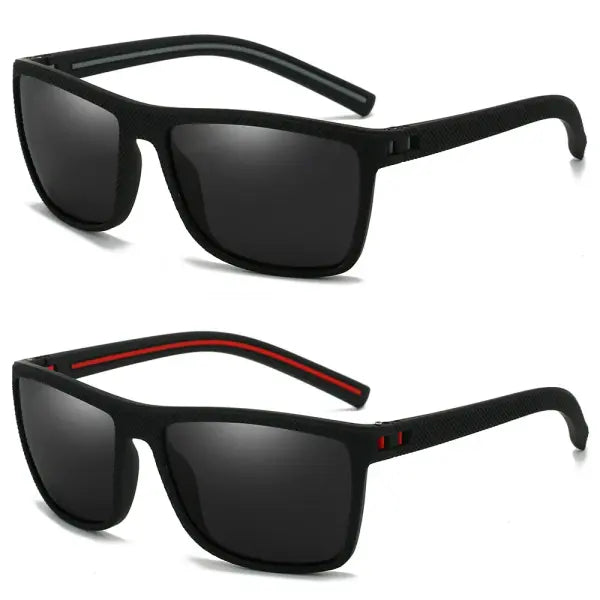 Men Polarized Sunglasses Sport UV400 Polycarbonate Lenses - 2PCS-7