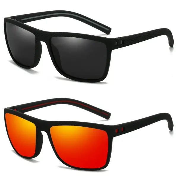 Men Polarized Sunglasses Sport UV400 Polycarbonate Lenses - 2PCS-12