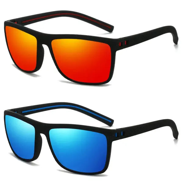 Men Polarized Sunglasses Sport UV400 Polycarbonate Lenses - 2PCS-2