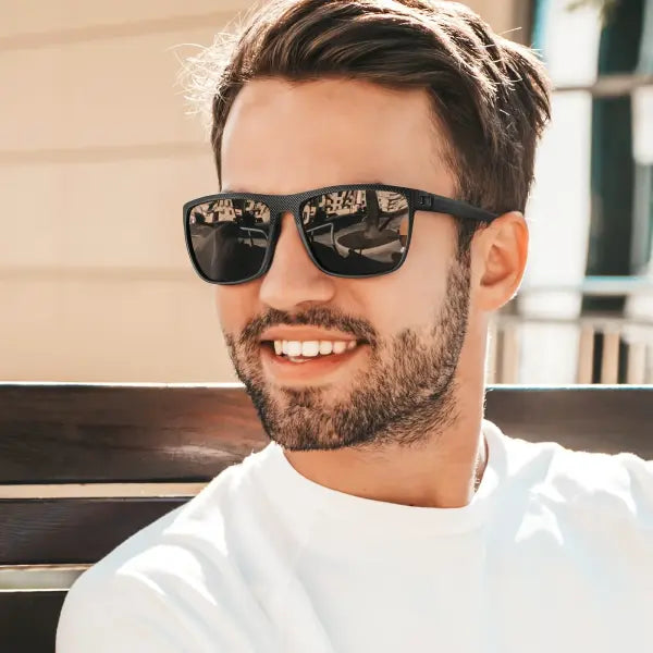 Men Polarized Sunglasses Sport UV400 Polycarbonate Lenses