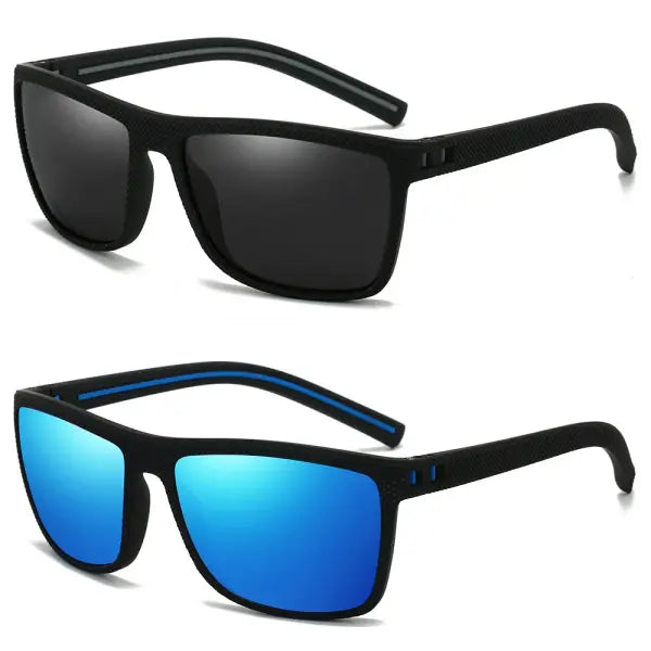 Men Polarized Sunglasses Sport UV400 Polycarbonate Lenses - 2PCS-5