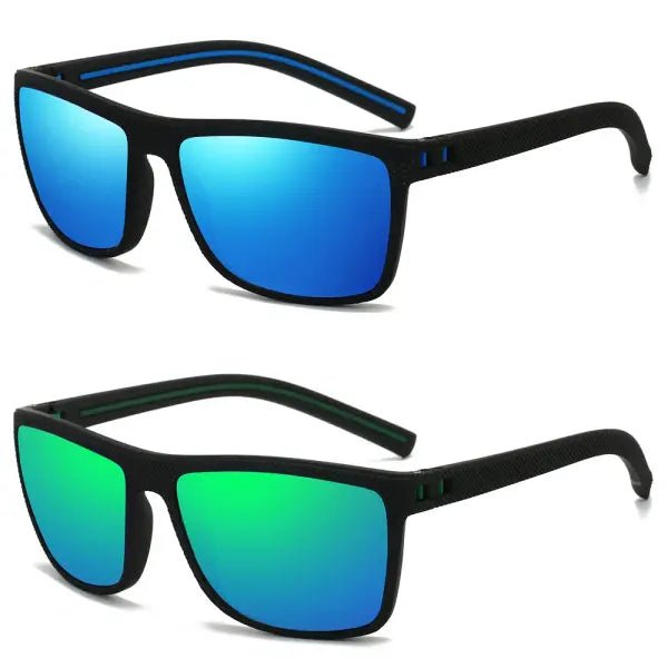 Men Polarized Sunglasses Sport UV400 Polycarbonate Lenses - 2PCS-1