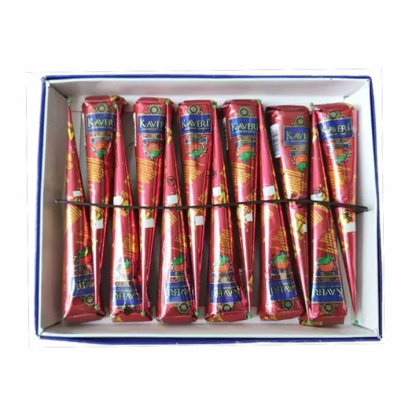 12pcs Henna Brown Black Red Henna Temporary Tattoo Ink Set - 12pcs brown