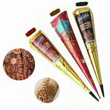 12pcs Henna Brown Black Red Henna Temporary Tattoo Ink Set
