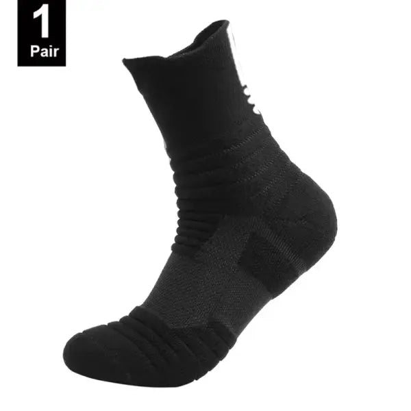 1/3 Pairs Anti-slip Football Socks Men Cotton Sock Short Long Tube Soccer Basketball Sport Socks Breathable Deodorous
