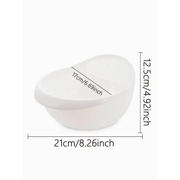 1/3pcs- Colander Rice Bowl Drain Basket Fruit Bowl Washing Drain Basket with Handle Washing Basket Home Kitchen