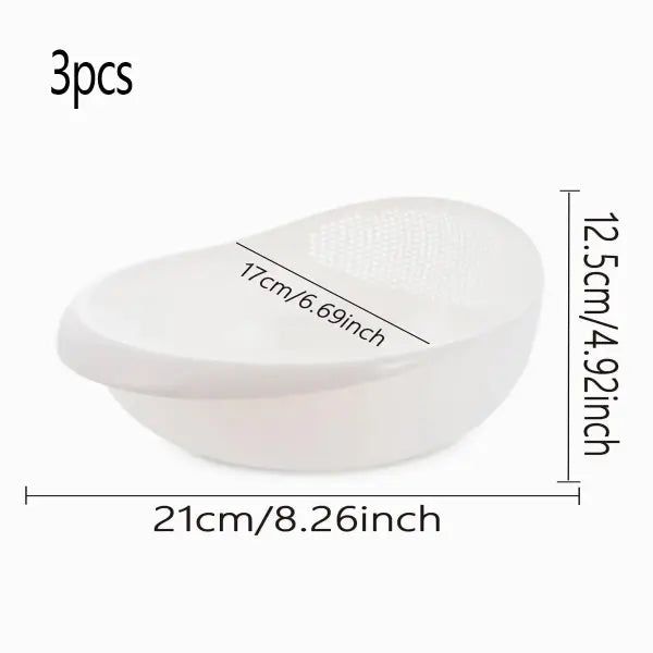 1/3pcs- Colander Rice Bowl Drain Basket Fruit Bowl Washing Drain Basket with Handle Washing Basket Home Kitchen