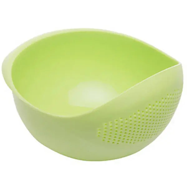 1/3pcs- Colander Rice Bowl Drain Basket Fruit Bowl Washing Drain Basket with Handle Washing Basket Home Kitchen