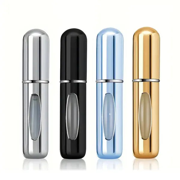 1/4Pcs 5ml Perfume Atomizer Portable Liquid Container for Cosmetics Traveling Mini Aluminum Spray Empty Refillable