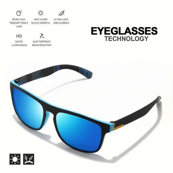 Classical Square Polarized Sports Sunglasses Lightweight UV400 Driving