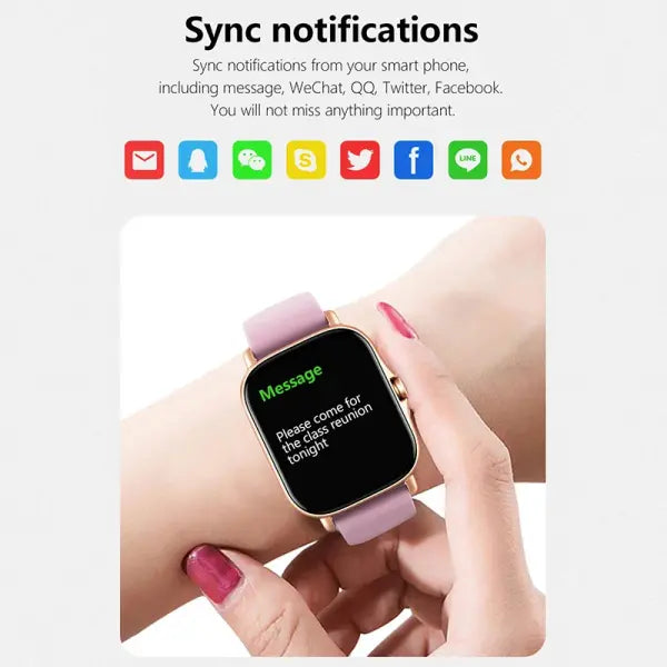 Laxasfit App Sport Smart Watch Fitness Clock Health Tracker