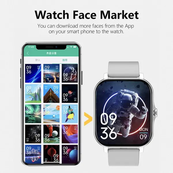 Laxasfit App Sport Smart Watch Fitness Clock Health Tracker