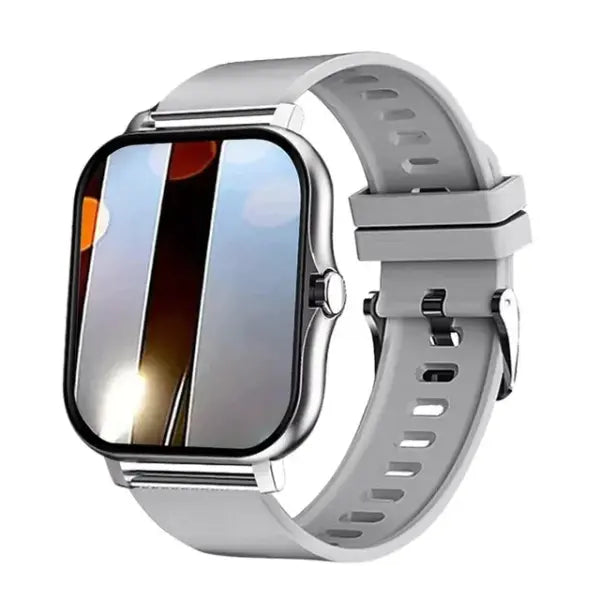 Laxasfit App Sport Smart Watch Fitness Clock Health Tracker - Single Strap Silver / with original box