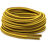 1 Pair Striped Double-Color Shoelaces: Round Cotton Laces for Sneakers & Boots (70–150cm)