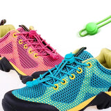 1 Pair No-Tie Elastic Shoelaces: Round Locking Lazy Laces for Kids Adults & Athletes
